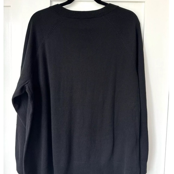 Lucky Brand Women's Black V-Neck Sweater, XX-Large - Picture 5 of 9